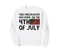 Birthday USA - Questo petardo è Nato Il 4 luglio Felpa