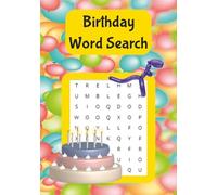 Birthday Word Search: 7x10 Size | 50 puzzles with Solutions
