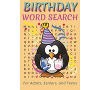 Birthday Word Search Book: Word Searches With Easy To Read Print about birthday celebration, parties, games and more|6x9 inches, 110 pages|50+ puzzles