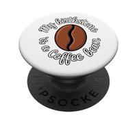 Birthstone è un chicco di caffè barista umorismo tossicodipendente di caffeina PopSockets PopGrip Adesivo