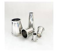 BIRXPMOS 1pc Tri Clamp Reducer 6''OD167mm x 4''OD119mm Integrated Variable Diameter Pipe Stainless Steel 304