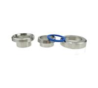 BIRXPMOS DN32 Screwed Pipe Connection DIN11851 Welding Union Coulping SS304 Complete Set