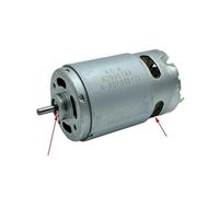 BIRXPMOS RS-555 36mm Ball Bearing Electronic Starter DC 6V 9.6V 12V 18V 15500RPM High Speed Large Torque Drill Tool Toy Electronic Starter