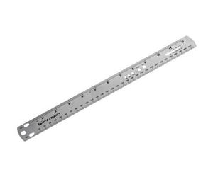 Birzman multi use ruler silver