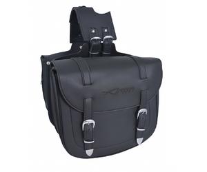 Bisacce Moto Coppia Borse Custom Universali Sotto Sella Nero