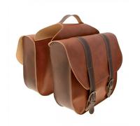 Bisaccia Universale 22.5L in Similcuoio Marrone per Portapacco - Fatta a Mano, Made in Italy