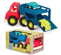 BISARCA CON MACCHINE IN PLASTICA 100% ECOLOGICA B TOYS PER BAMBINI 1+ ANNI
