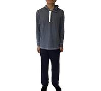 BISBIGLI Pigiama Tuta Uomo Puro Cotone Art. 77067 con Cappuccio - 50
