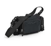 Biscay Borsa Pratica per Sedia a Rotelle e Scooter di Mobilità - Nera | Impermeabile con 5 tasche con chiusura lampo sicura resistente con cinghie regolabili è un accessorio per l'aiuto alla mobilità