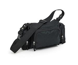 Biscay Borsa Pratica per Sedia a Rotelle e Scooter di Mobilità - Nera | Impermeabile con 5 tasche con chiusura lampo sicura resistente con cinghie regolabili è un accessorio per l'aiuto alla mobilità