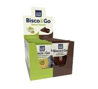 Bisco & Go Biscotti Senza Glutine, 16 Pezzi, Pistacchio e Cioccolato Fondente