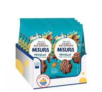 Biscotti Cacao e Riso Soffiato 290g Senza Latte e Uova Snack Croccanti Colazione Variazioni 4/8/12 Confezioni (8 PEZZI)