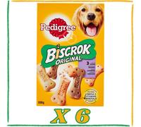 Biscotti Cani Biscrok Pedigree Multi Mix Pollo Manzo Agnello 6 Confezioni 500g