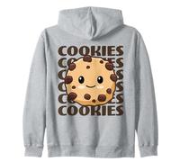 Biscotti Carino e Adorabile Kawaii Chocolate Chip Cookie Felpa con Cappuccio