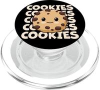 Biscotti Carino e Adorabile Kawaii Chocolate Chip Cookie PopSockets PopGrip per MagSafe