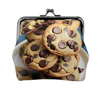 Biscotti Cibo Cioccolato Chips Biscotti Stampa Squisito Bacio Blocco Portafoglio Compatto Versatile Donne Portamonete Piccolo Sacchetto Con Cerniera