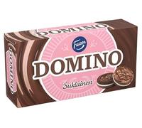 Biscotti coperti di cioccolato Fazer Domino 1 Box von 354G 12,5 Unzen