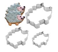 Biscotti Cutter, Hedgehog Molds with Easy Demold Design, Stainless Steel Tools for Pastries Doughs, Sharps Edge Feature, Baking Tool, Dessert Accessory for Home, Kitchen 2.76x2.36x1.18in