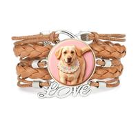 Biscotti Dell'Amicizia Labrador Amore Per I Cani Braccialetto Regolabile In