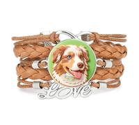 Biscotti Dell'Amicizia Tra Ragazze, Cane Pastore, Amore, Braccialetto Regol