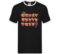 Biscotti Di Buon Natale - Ringer Da Uomo - Cibo Di Babbo Natale