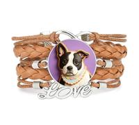 Biscotti Di Zucchero Della Fortuna Amore Per I Cani Pechinesi Braccialetto | Multistrato,Punk,Braccialetto,Artigianale,Regalo,Collare,Accessorio,Amante,Etnico,Amicizia,Anno di nascita,Natale,Musica