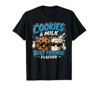 Biscotti e Latte Best Friends Forever Food Humor Maglietta