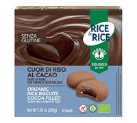 Biscotti farciti “Cuor di Riso” cuore di cacao Rice & Rice
