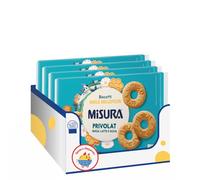 Biscotti Frollini al Miele Millefiori Senza Latte e Uova - 400g - Snack Dolce per Colazione e Merenda - Variazioni 4/8/12 Pezzi (4 PEZZI)