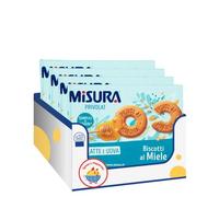 Biscotti Frollini al Miele Millefiori - Senza Latte e Uova - Ideali per Intolleranti - Colazione Sana e Leggera - Formato 400g - Variazioni 4/6/8/10 Pezzi (4)
