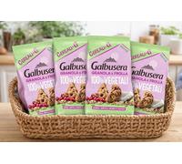 Biscotti Granola e Frolla 100% Vegetali con Avena Mirtilli Rossi e Cocco 4 Confezioni da 280g Snack Croccanti Colazione e Merenda Ricchi di Cereali e Frutta