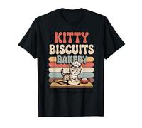 Biscotti Kitty We Knead Em You Need Em Funny Baking Cat Maglietta