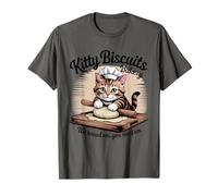 Biscotti Kitty We Knead Em You Need Em Funny Baking Cat Maglietta