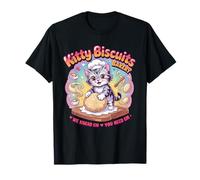 Biscotti Kitty We Knead Em You Need Em Funny Cat Baking Maglietta