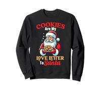 Biscotti Lettera d'Amore a Babbo Natale Natale Famiglia Felpa