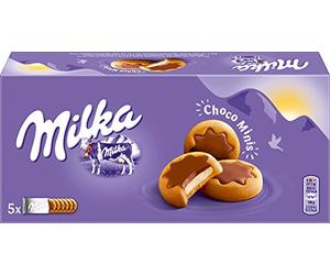 BISCOTTI MILKA CHOCO MINIS 185 GRAMMI CIOCCOLATO LATTE Snack MERENDA BISCOTTO