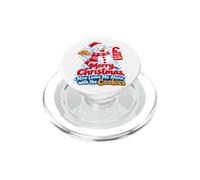 Biscotti natalizi divertenti con pupazzo di neve lasciami in pace PopSockets PopGrip per MagSafe