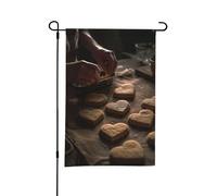 Biscotti primaverili ed estivi stagionali bifacciali da 12 x 18 pollici, pronti da cuocere, decorazioni per esterni, decorazioni da giardino per le feste, per patio, fattoria, veranda, prato