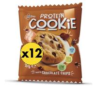 Biscotti Proteici High Protein Cookie Chocolate Chips EatPro 12x55g Colazione Proteica, Snack Proteici, 10g Proteine 5g Fibre, Low Carb Biscotti Keto Diet, Dieta Chetogenica Prodotti, Pasti Proteici