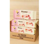 Biscotti Savoiardi Rosa 12x200g Edizione Limitata al Gusto Fragola - Soffici e Profumati, Ideali per Tiramisù e Dolci al Cucchiaio - Vicenzovo Pink Dolce Tradizionale Italiano