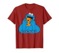 Biscotti Sesame Street Monster Cookies Forever Happy Classic Maglietta