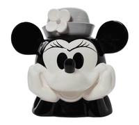Biscottiera Disney Minnie Mouse realizzata a mano in dolomite (ceramica) di alta