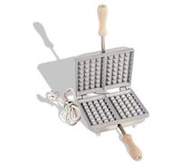Biscottiera Elettrica 600W 2 Posti per Cialde Waffles e Gaufres CBE Elettronica