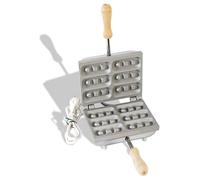 Biscottiera Elettrica 600W 6 Posti per Cialde Waffles e Mini Gaufres CBE