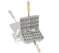 Biscottiera Elettrica rettangolare mini Waffel 6 pezzi