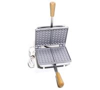 Biscottiera elettrica rettangolare per waffle, neole, cancellate, ferratelle