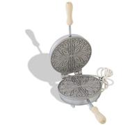 CBE Elettrodomestici, Biscottiera Elettrica rotonda Sottile 4 pezzi (2 fiore), A