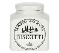 LA PORCELLANA BIANCA - Conserva Biscottiera Barattolo Contenitore 3,5L