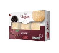 Biscottificio del Borgo Frollotto - Dolce Antica Merenda, 4 Count, Gianduia, Crema e Amarena, Cacao e Crema Vaniglia, Mandorla, Crema al Limone (Amarena)