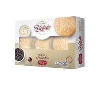 Biscottificio del Borgo Frollotto - Dolce Antica Merenda, 4 Count, Gianduia, Crema e Amarena, Cacao e Crema Vaniglia, Mandorla, Crema al Limone (Crema Amarena)
